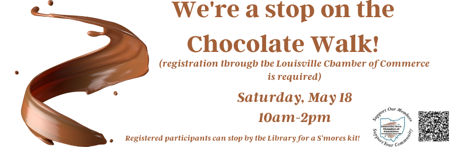 We're a stop in the Chocolate Walk!  May 18, 2024 10am-2pm