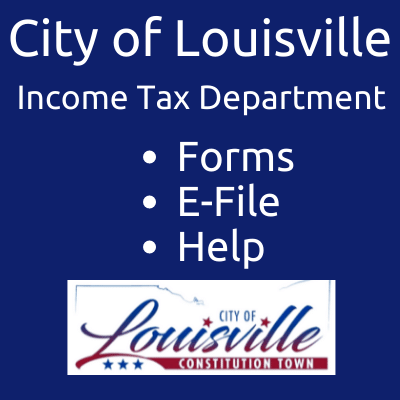 City of Louisville Ohio tax department