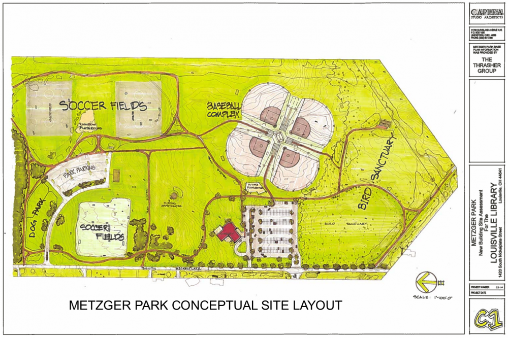 Metzger Park Conceptual site layout