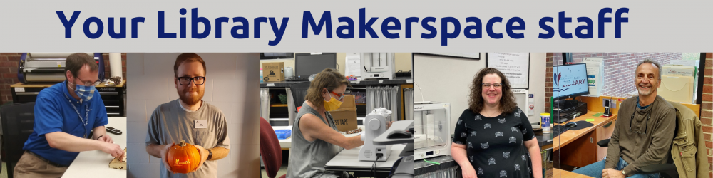 Work with our friendly Makerspace staff to create custom items!