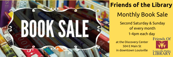 Friends of the Library Book Sale every second weekend of the month