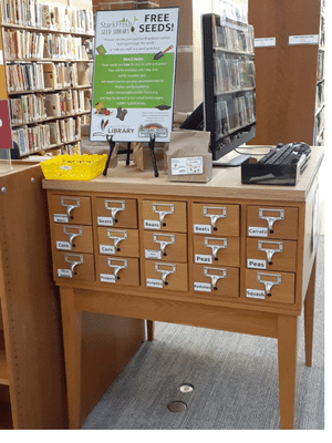 Our seed Library display