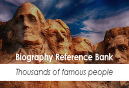 Biography Reference bank