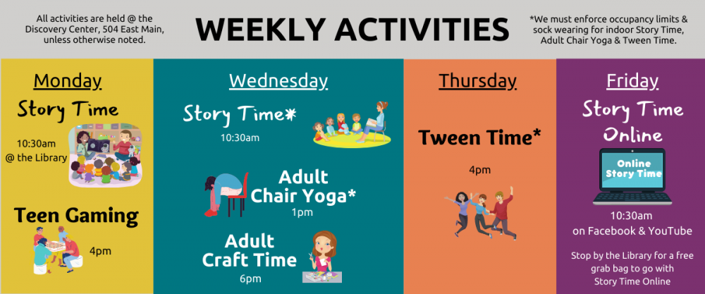 Fall 2022 weekly activities