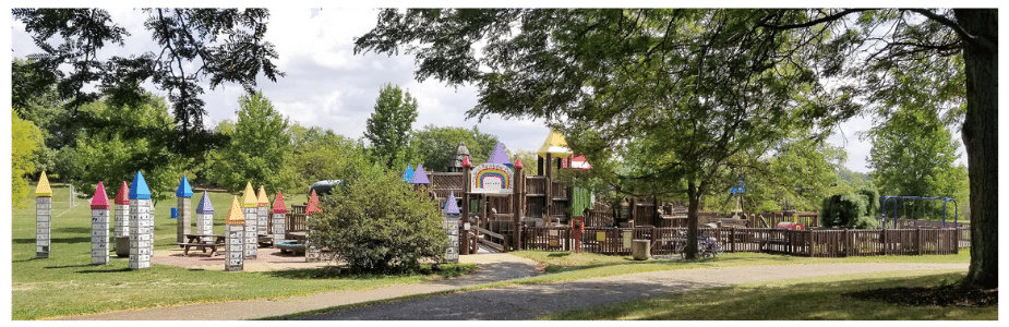 Rainbow Playground at Metzger Park in Louisville, Ohio