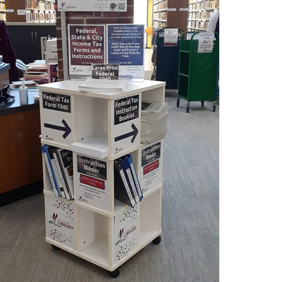 2023 tax forms display