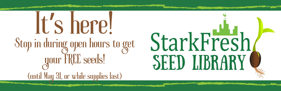 The Seed Library is open until May 31, or while supplies last.