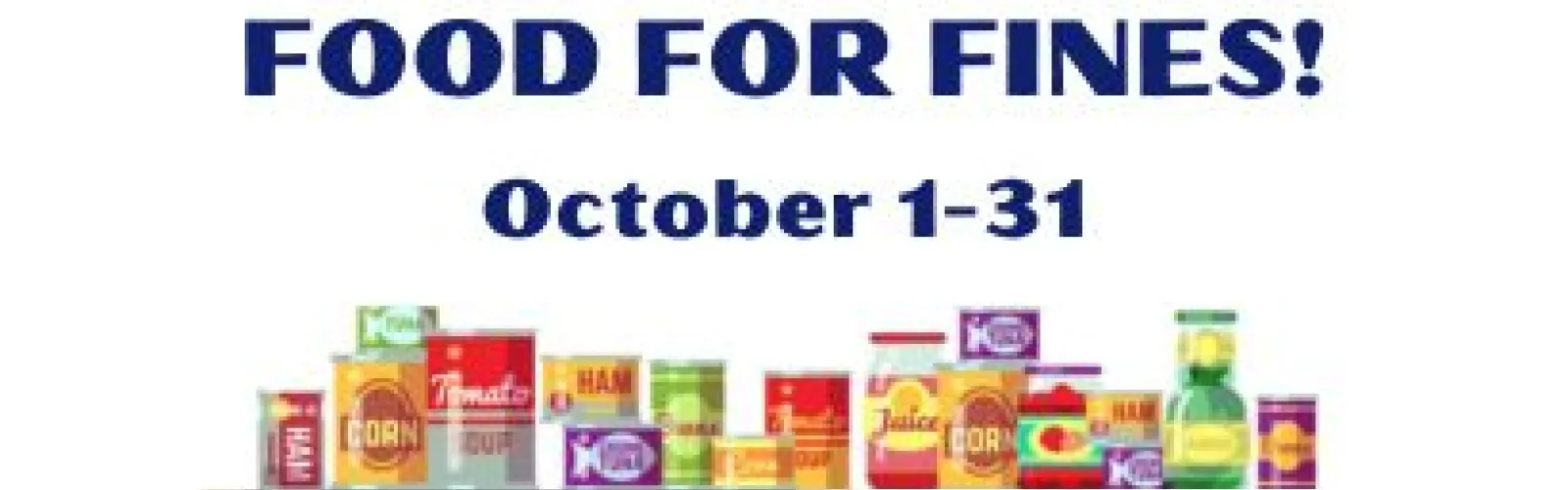 Food for Fines is back!